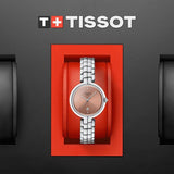Buy Shop Tissot T-Lady Flamingo Diamonds Pink Dial Silver Steel Strap Watch for Women - T094.210.11.336.00 USA Online