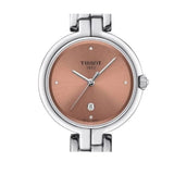 Buy Shop Tissot T-Lady Flamingo Diamonds Pink Dial Silver Steel Strap Watch for Women - T094.210.11.336.00 USA Online