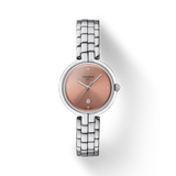Buy Shop Tissot T-Lady Flamingo Diamonds Pink Dial Silver Steel Strap Watch for Women - T094.210.11.336.00 USA Online
