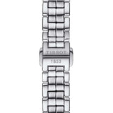 Buy Shop Tissot T Lady Flamingo Diamonds White Dial Silver Steel Strap Watch For Women - T094.210.11.116.01 USA Online