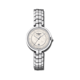 Buy Shop Tissot T Lady Flamingo Diamonds White Dial Silver Steel Strap Watch For Women - T094.210.11.116.01 USA Online