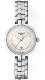 Buy Shop Tissot T Lady Flamingo Diamonds White Dial Silver Steel Strap Watch For Women - T094.210.11.116.01 USA Online