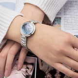 Buy Shop Tissot T Lady Flamingo Mother of Pearl Blue Dial Silver Steel Strap Watch For Women - T094.210.11.121.00 USA Online