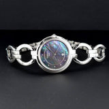 Buy Shop Tissot T Lady Flamingo Mother of Pearl Blue Dial Silver Steel Strap Watch for Women - T094.210.11.126.00 USA Online