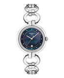 Buy Shop Tissot T Lady Flamingo Mother of Pearl Blue Dial Silver Steel Strap Watch for Women - T094.210.11.126.00 USA Online