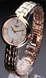 Buy Shop Tissot T Lady Flamingo Mother of Pearl Dial Rose Gold Steel Strap Watch For Women - T094.210.33.111.01 USA Online