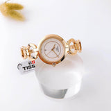 Buy Shop Tissot T Lady Flamingo Mother of Pearl Dial Rose Gold Steel Strap Watch for Women - T094.210.33.116.01 USA Online