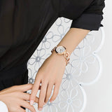 Buy Shop Tissot T Lady Flamingo Mother of Pearl Dial Rose Gold Steel Strap Watch for Women - T094.210.33.116.01 USA Online