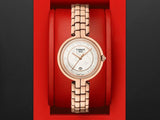 Buy Shop Tissot T Lady Flamingo Mother of Pearl Dial Rose Gold Steel Strap Watch For Women - T094.210.33.116.02 USA Online