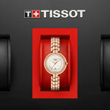 Buy Shop Tissot T Lady Flamingo Mother of Pearl Dial Rose Gold Steel Strap Watch For Women - T094.210.33.116.02 USA Online