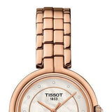 Buy Shop Tissot T Lady Flamingo Mother of Pearl Dial Rose Gold Steel Strap Watch For Women - T094.210.33.116.02 USA Online