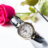 Buy Shop Tissot T Lady Flamingo Mother of Pearl White Dial Black Leather Strap Watch for Women - T094.210.16.111.00 USA Online