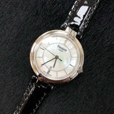 Buy Shop Tissot T Lady Flamingo Mother of Pearl White Dial Black Leather Strap Watch for Women - T094.210.16.111.00 USA Online
