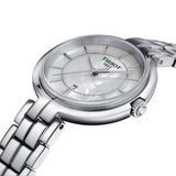 Buy Shop Tissot T Lady Flamingo Mother of Pearl White Dial Silver Steel Strap Watch For Women - T094.210.11.111.00 USA Online