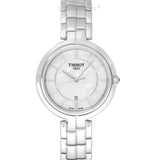 Buy Shop Tissot T Lady Flamingo Mother of Pearl White Dial Silver Steel Strap Watch For Women - T094.210.11.111.00 USA Online