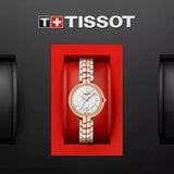 Buy Shop Tissot T Lady Flamingo Mother of Pearl White Dial Two Tone Steel Strap Watch For Women - T094.210.22.111.00 USA Online