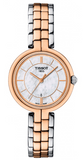Buy Shop Tissot T Lady Flamingo Mother of Pearl White Dial Two Tone Steel Strap Watch For Women - T094.210.22.111.00 USA Online