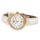 Buy Shop Tissot T Lady Flamingo Mother of Pearl White Dial White Leather Strap Watch For Women - T094.210.26.111.01 USA Online