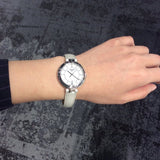 Buy Shop Tissot T Lady Flamingo White Dial White Leather Strap Watch For Women - T094.210.16.011.00 USA Online