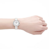 Buy Shop Tissot T Lady Flamingo White Dial White Leather Strap Watch For Women - T094.210.16.011.00 USA Online