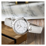 Buy Shop Tissot T Lady Flamingo White Dial White Leather Strap Watch For Women - T094.210.16.011.00 USA Online
