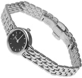 Buy Shop Tissot T Lady Lovely Black Dial Silver Steel Strap Watch For Women - T058.009.11.051.00 USA Online