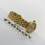 Buy Shop Tissot T-Lady Lovely Mother of Pearl Dial Gold Steel Strap Watch For Women - T058.009.63.116.00 USA Online