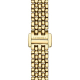 Buy Shop Tissot T-Lady Lovely Mother of Pearl Dial Gold Steel Strap Watch For Women - T058.009.63.116.00 USA Online