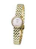 Buy Shop Tissot T-Lady Lovely Mother of Pearl Dial Gold Steel Strap Watch For Women - T058.009.63.116.00 USA Online