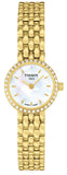 Buy Shop Tissot T-Lady Lovely Mother of Pearl Dial Gold Steel Strap Watch For Women - T058.009.63.116.00 USA Online