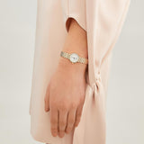 Buy Shop Tissot T Lady Lovely Mother of Pearl Dial Rose Gold Steel Strap Watch For Women - T058.009.33.111.00 USA Online