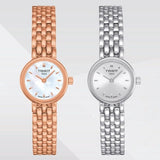Buy Shop Tissot T Lady Lovely Mother of Pearl Dial Rose Gold Steel Strap Watch For Women - T058.009.33.111.00 USA Online