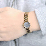 Buy Shop Tissot T Lady Lovely Silver Dial Gold Steel Strap Watch For Women - T058.009.33.031.00 USA Online