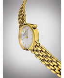 Buy Shop Tissot T Lady Lovely Silver Dial Gold Steel Strap Watch For Women - T058.009.33.031.00 USA Online