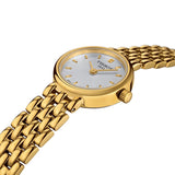 Buy Shop Tissot T Lady Lovely Silver Dial Gold Steel Strap Watch For Women - T058.009.33.031.00 USA Online