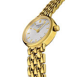 Buy Shop Tissot T Lady Lovely Silver Dial Gold Steel Strap Watch For Women - T058.009.33.031.00 USA Online