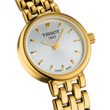Buy Shop Tissot T Lady Lovely Silver Dial Gold Steel Strap Watch For Women - T058.009.33.031.00 USA Online