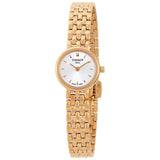 Buy Shop Tissot T Lady Lovely Silver Dial Rose Gold Steel Strap Watch For Women - T058.009.33.031.01 USA Online