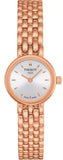 Buy Shop Tissot T Lady Lovely Silver Dial Rose Gold Steel Strap Watch For Women - T058.009.33.031.01 USA Online