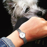 Buy Shop Tissot T Lady Lovely Silver Dial Silver Steel Strap Watch For Women - T058.009.11.031.00 USA Online