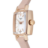 Buy Shop Tissot T Lady Lovely Square White Dial Pink Leather Strap Watch For Women - T058.109.36.031.00 USA Online
