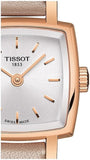 Buy Shop Tissot T Lady Lovely Square White Dial Pink Leather Strap Watch For Women - T058.109.36.031.00 USA Online