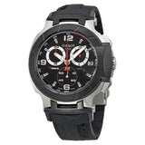 Buy Shop Tissot T Race Chronograph Black Dial Black Rubber Strap Watch for Men - T048.417.27.057.00 USA Online