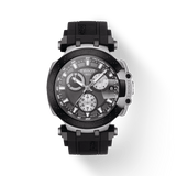 Buy Shop Tissot T Race Chronograph Anthracite Black Dial Black Silicone Strap Watch For Men - T115.417.27.061.00 USA Online