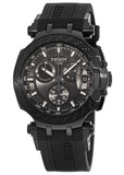 Buy Shop Tissot T Race Chronograph Anthracite Black Dial Black Silicone Strap Watch For Men - T115.417.37.061.03 USA Online