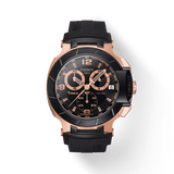 Buy Shop Tissot T Race Chronograph Automatic Black Dial Black Rubber Strap Watch for Men - T048.417.27.057.06 USA Online