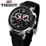 Buy Shop Tissot T Race Chronograph Black Dial Black Rubber Strap Watch for Men - T048.417.27.057.00 USA Online