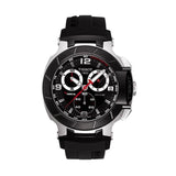 Buy Shop Tissot T Race Chronograph Black Dial Black Rubber Strap Watch for Men - T048.417.27.057.00 USA Online