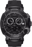 Buy Shop Tissot T Race Chronograph Black Dial Black Rubber Strap Watch for Men - T048.417.37.057.00 USA Online