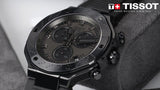 Buy Shop Tissot T-Race Chronograph Black Dial Black Rubber Strap Watch for Men - T141.417.37.061.00 USA Online
